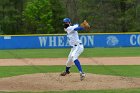 Baseball vs CGA  Wheaton College Baseball vs Coast Guard Academy during game one of the NEWMAC semi-finals playoffs. - (Photo by Keith Nordstrom) : Wheaton, baseball, NEWMAC
